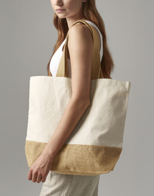 W451 Jute Base Canvas Tote 665.28
