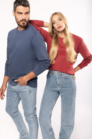 K4025 Ecologische sweater met ronde hals