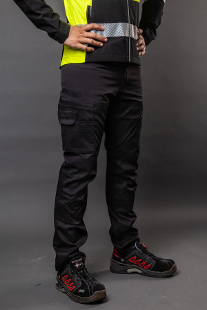 2552 Stretchbroek met kniezakken