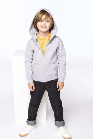 K455 Kinder Hooded sweater met rits